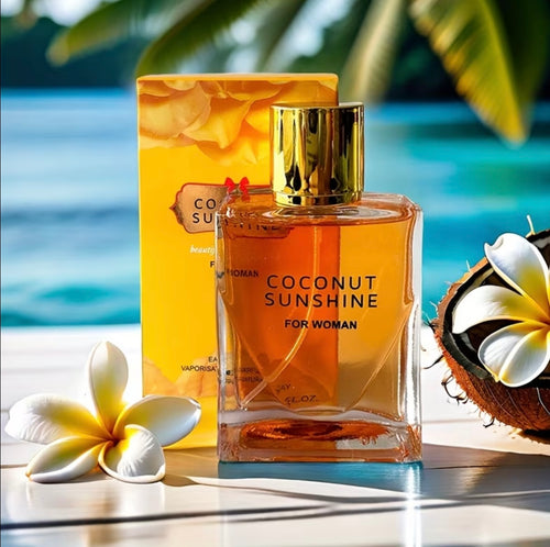 Coconut Sunshine Oriental Gourmet Perfume – 3.4oz Eau De Toilette for Women